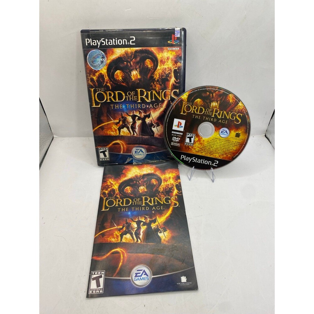 Lord of the Rings The Third Age PlayStation 2 PS2 Game CIB LoTR